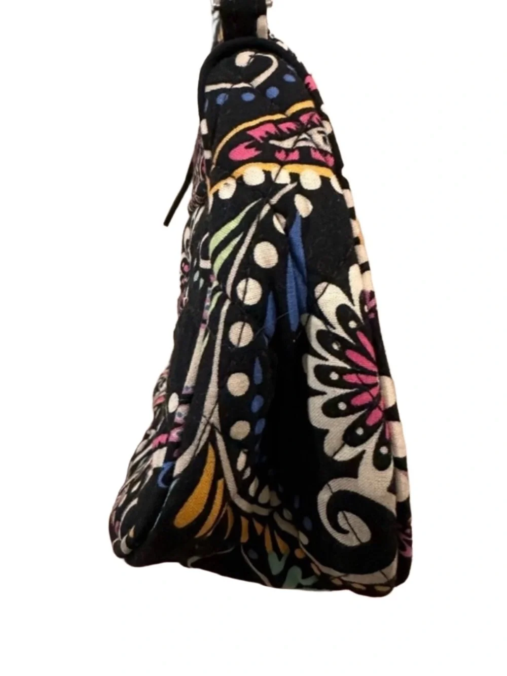Vera Bradley Frannie Crossbody Bag in Quilted Floral Bandana Swirl pattern.